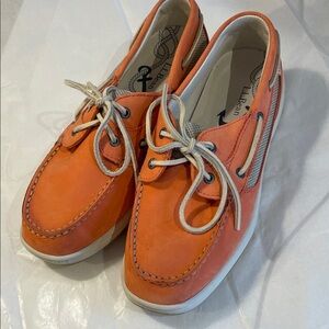 L.L. Bean Vibrant coral  Lace-Up Shoes